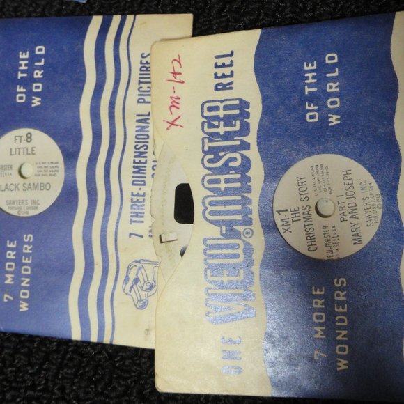 VTG lot 7 View Master reals, Christmas,jack and bean stock~EUC~Collectable - Picture 3 of 5